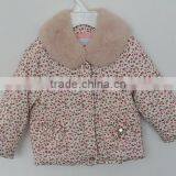 Girls Winter Fur Collar Padded Coat thumbnail-1