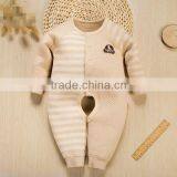 2017 High Quality Baby Romper Newborn Thermal Underwear Winter Organic Cotton Kids Sleepwear thumbnail-1