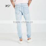 Men Denim Fabric Harem Jean Pants Cotton/Spandex Customised New Man Jeans thumbnail-3
