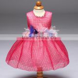 New Year Baby Girl Dresses Flower Printed Kids Dress Wholesale Children's Colthing#L9062XZ