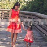 High Quality Mother And Daughter Matching Dresses Mommy Daughter Dress Mother And Daughter Matching Outfits thumbnail-1