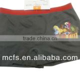 Best quality and fashion design seamless boy's navy boxers underwear panties