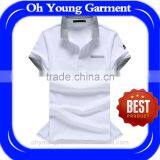 Professinal Custom Logo Polyester Cotton Golf Polo Shirt For Men Dry Fit White Tshirt Polo Whelesale Cheap Men Tshirt From China thumbnail-1