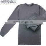 Customize Middle Collar 100%cotton Mens Ladies Thermal Underwear Clothes Set thumbnail-2
