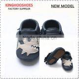 Lovely and Comfortable Rubber Sole Baby Moccasins Shoes thumbnail-1