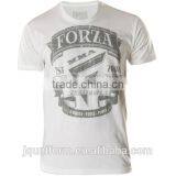 2016 Custom Logo Print White T Shirt 100% Cotton Washed & Printed Customized T-shirt thumbnail-2