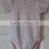 Gear Pink Leopard Print Baby Girl Bodysuit