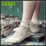The Newest Personality Five Fingers Socks,Bohemia Pure Cotton Comfortable Toe Socks