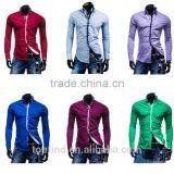100% Cotton Slim Fit Solid Color New Model Men's T-shirt on Sale thumbnail-1