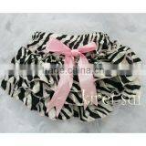 Baby Light Pink Zebra Satin Ruffles Panties Bloomers BSZ6 thumbnail-1