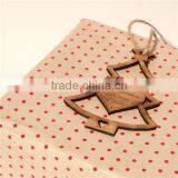 Personalised Rustic Wooden Christmas Tree Gift Tags. Vintage Decorations thumbnail-3