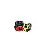 1.4 Inches LCD Black/Yellow/Silver/Red MP4 Wrist Watch Cell Phones Support 2GB Card