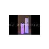 Colorful LED / Illuminated Flower Pots / PE LED Pillar thumbnail-1