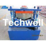 Roof Ridge Cap Cold Roll Forming Machine With HRC 50-60 Cutting Blade thumbnail-2