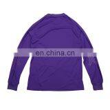 Sublimated Made Purple Plain Soccer Uniform Original Football Jerseys With Tags thumbnail-2