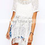 2015 Hot Sale Knitted Fringe Women Kimono Blouse From Chinese Clothing Manufacturers thumbnail-3