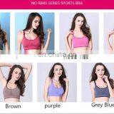 Ladies Wholesale Sports Bra With Criss Cross Back#WX0016 thumbnail-6