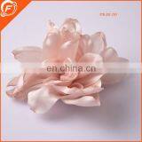 pink color beautiful fashion hibiscus flower fabric decorative for dresses and hat