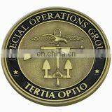 3D Custom Enamel Copper Eagle Challenge Coin thumbnail-4