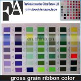 Grossgrain ribbon color chart for garment