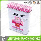 2018 NEW Design Empty High Quality Decorative Metal Paste Tin Boxes With Hinge