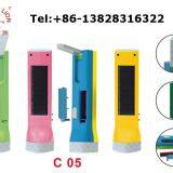 Hot Sale SWORD LION Brand Solar & 2*AA Dry Battey Powered LED Flashlight Torch C05 thumbnail-1