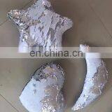 Custom Heart/Moon/Star Reversible Mermaid Sequin Throw Pillow Cover thumbnail-3