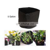 1 3 5 10 15 20 Gallon Felt Grow Bag for Plant Pot Fabric Planter thumbnail-3