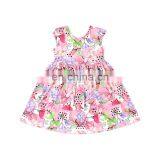 Girl Stripe And Star Backless Kids Twirl Dress 4th Of July Dress thumbnail-3