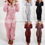 Hot Style Mom Plus Size Plush Jumpsuit Hooded Pajamas Parent-child Mom and me Sleeping Wear thumbnail-2