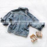 2-7Y New Spring Autumn Kids Jacket For Girls Ripped Holes Children Jeans Coats Boys Girls Demin Outerwear Costume thumbnail-5