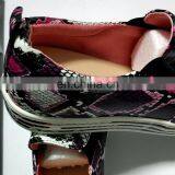 New Spring Tenis Feminino Lace-up Flat Shoe Woman PU Female Snake Sports Shoes Sneakers Sports+shoes Sports Shoes