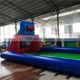 Children Mobile Air Frame Pop up 4 in 1 Inflatable Soccer Goals, Ball Sport Games for Sale thumbnail-7