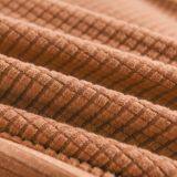 Brown Velvet Stretch Dining Room Chair Covers Soft Removable Dining Chair Slipcover thumbnail-5