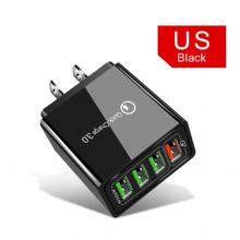 Quick Charge 3.0 4.0 USB Charger 3.1A Fast Wall Mobile Phone Charger For 4 Ports Adapter QC 3.0 Charger Wholesale thumbnail-2