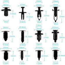OEM 240pcs 12Sizes Black Auto Body Fastener, Trunk Bumper Fastening Tools thumbnail-2