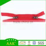 3# Plastics Zippers Bags Delrin Open End Double Sliders Zippers With Thumb Puller