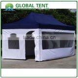 Aluminum Pop Up Tent 3x6m ( 10ft X 20 Ft) With Blue & White Canopy & Valance(Unprinted), 4 Full Walls With Windows & Door thumbnail-4