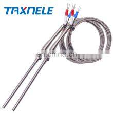 K Type Thermocouple Stainless Steel Probe Thermocouple 100mm 200mm 2m Cable Wire Length,Thermocouple 0~400C Temperature Sensor