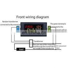 6IN1 AC Monitor 110V 220V 380V 100A Voltage Current Power Factor Active KWH Electric Energy Frequency Meter Digital LCD VOLT AMP thumbnail-5