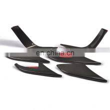 6pcs/set Carbon Fiber Fog Lamp Cover for Porsche Macan 2014 2015 thumbnail-3