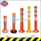 Colorful Plastic/ Rubber Security Customized Reflective Posts