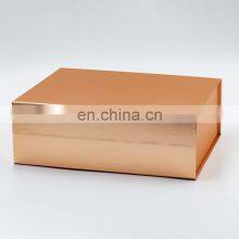 Personalized Paperboard Rose Gold Gift Boxes Packaging With Magnetic Lid thumbnail-3