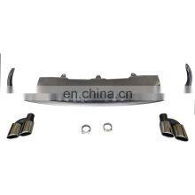 S6 Diffuser With Tailpipe for Audi A6 Non-sline Version 2012 2013 2014 2015 thumbnail-2