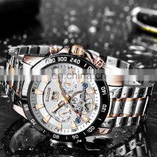 LIGE 10034 Mens Quartz Watch Automatic Mechanical Wristwatches Stainless Steel Watch Mens thumbnail-4