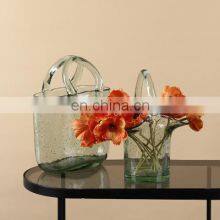Tabletop Decoration Wholesale Nordic Home Wedding Creative Unique Decorative Bubble Bag Flower Glass Vase thumbnail-2