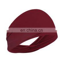 Elastic Mountain Climbing Red White Blue Running Tennis Badminton Men Athlete Sport Headband Sweatband