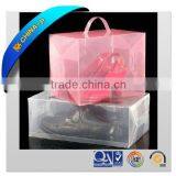 UV Offset Printing High End Transparent Shoe Box Pvc