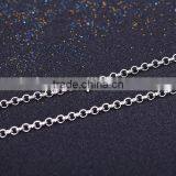 2015 Wholesale Fashion Jewelry Rhodium Plated BL Chain Necklace thumbnail-4