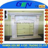 Carrara Marble Fireplace thumbnail-1